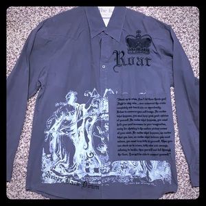 Roar button down shirt